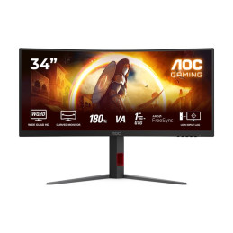 Écran LED - jeux - incurvé - 34" - 3440 x 1440 UWQHD @ 180 Hz - Fast VA - 2500:1 - HDR10 - 0.5 ms - 2xH... (CU34G4)_5