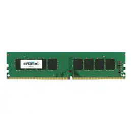 Crucial - DDR4 - module - 8 Go - DIMM 288 broches - 2400 MHz - PC4-19200 - CL17 - 1.2 V - mémoire sans... (CT8G4DFS824A)_1