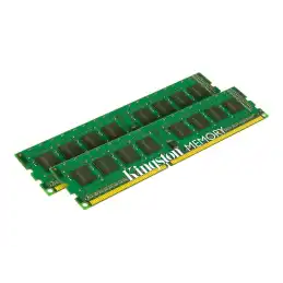 Kingston ValueRAM - DDR3 - kit - 16 Go: 2 x 8 Go - DIMM 240 broches - 1600 MHz - PC3-12800 - CL11 - 1... (KVR16N11K2/16)_2