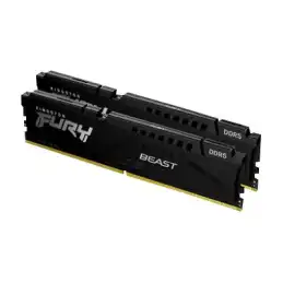 Kingston FURY Beast - DDR5 - kit - 16 Go: 2 x 8 Go - DIMM 288 broches - 5200 MHz - PC5-41600 - CL40... (KF552C40BBK2-16)_1