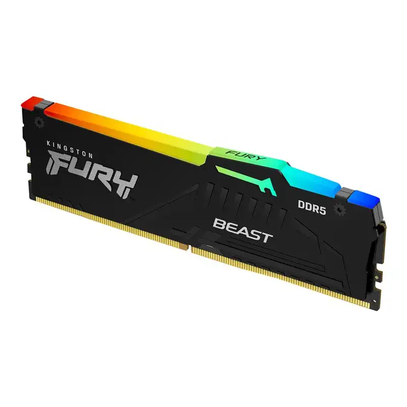 Kingston FURY Beast RGB - DDR5 - kit - 64 Go: 2 x 32 Go - DIMM 288 broches - 6000 MHz - PC5-48000... (KF560C36BBEAK2-64)_1