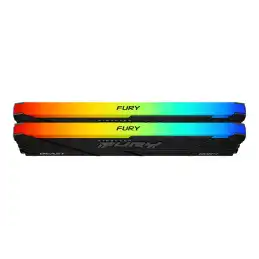 Kingston FURY Beast RGB - DDR4 - kit - 64 Go: 2 x 32 Go - DIMM 288 broches - 3200 MHz - PC4-25600... (KF432C16BB2AK2/64)_3