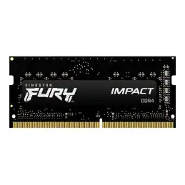 Kingston FURY Impact - DDR4 - kit - 16 Go: 2 x 8 Go - SO DIMM 260 broches - 2666 MHz - PC4-21300 - ... (KF426S15IBK2/16)_2