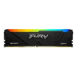Kingston FURY Beast RGB - DDR4 - kit - 32 Go: 2 x 32 Go - DIMM 288 broches - 3600 MHz - PC4-28800... (KF436C18BB2AK2/64)_1