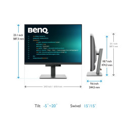 Écran LED - 28.2" - 3840 x 2560 4K+ @ 60 Hz - IPS - 400 cd - m² - 1200:1 - DisplayHDR 400 - 5 ms - HDMI... (RD280U)_15