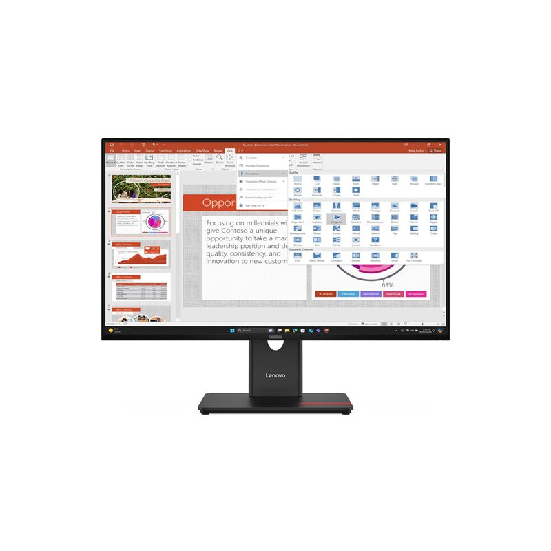 Écran LED - 27" - 1920 x 1080 Full HD (1080p) @ 120 Hz - IPS - 300 cd - m² - 1500:1 - 4 ms - HDMI, ... (64A5MAT6EU)_1