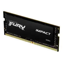 Kingston FURY Impact - DDR4 - kit - 32 Go: 2 x 16 Go - SO DIMM 260 broches - 2666 MHz - PC4-21300 -... (KF426S16IBK2/32)_2