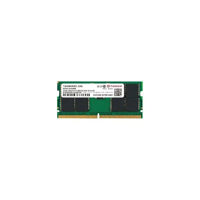 Transcend JetRAM - DDR5 - module - 32 Go - SO DIMM 262 broches - 4800 MHz - PC5-38400 - CL40 - 1.1 V ... (JM4800ASE-32G)_1