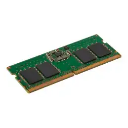 HP - DDR5 - module - 8 Go - SO DIMM 260 broches - 4800 MHz - PC5-38400 - mémoire sans tampon - non ECC - po... (4M9Y4AA)_1