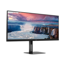 V5 series - écran LED - 34" (34" visualisable) - 3440 x 1440 WQHD @ 100 Hz - VA - 300 cd - m² - 4000... (U34V5C/BK)_3