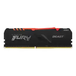 Kingston FURY Beast RGB - DDR4 - module - 16 Go - DIMM 288 broches - 3200 MHz - PC4-25600 - CL16 - ... (KF432C16BB1A/16)_1