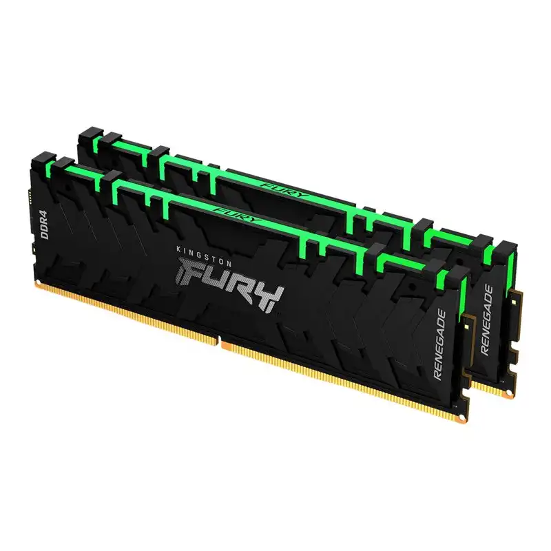 Kingston FURY Renegade RGB - DDR4 - kit - 16 Go: 2 x 8 Go - DIMM 288 broches - 3600 MHz - PC4-2880... (KF436C16RBAK2/16)_1