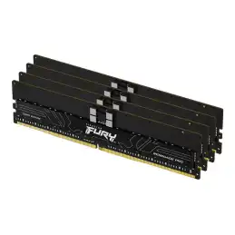 Kingston FURY Renegade Pro - DDR5 - kit - 128 Go: 4 x 32 Go - DIMM 288 broches - 4800 MHz - PC5-38... (KF548R36RBK4-128)_1