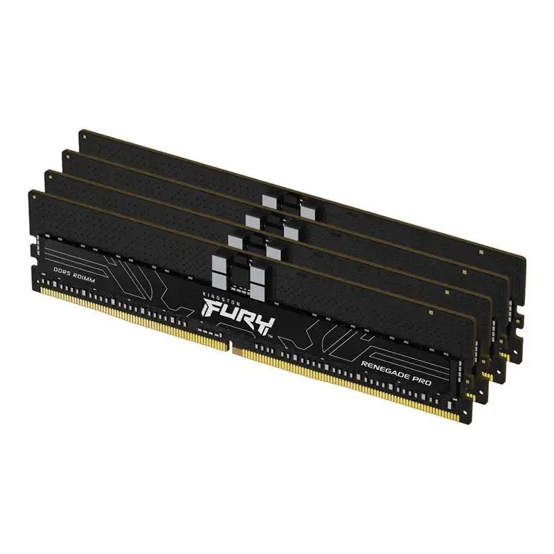 Kingston FURY Renegade Pro - DDR5 - kit - 128 Go: 4 x 32 Go - DIMM 288 broches - 4800 MHz - PC5-38... (KF548R36RBK4-128)_1