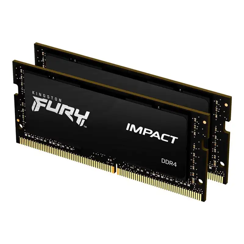 Kingston FURY Impact - DDR4 - kit - 64 Go: 2 x 32 Go - SO DIMM 260 broches - 2666 MHz - PC4-21300 -... (KF426S16IBK2/64)_1