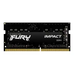 Kingston FURY Impact - DDR4 - kit - 64 Go: 2 x 32 Go - SO DIMM 260 broches - 2666 MHz - PC4-21300 -... (KF426S16IBK2/64)_2