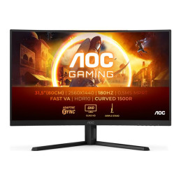 G4 Series - écran LED - jeux - incurvé - 32" (31.5" visualisable) - 2560 x 1440 QHD @ 180 Hz - Fast V... (CQ32G4VE)_1