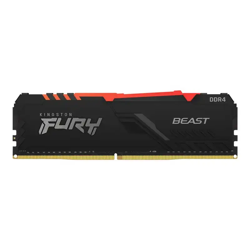 Kingston FURY Beast RGB - DDR4 - kit - 64 Go: 4 x 16 Go - DIMM 288 broches - 3200 MHz - PC4-25600 ... (KF432C16BBAK4/64)_1