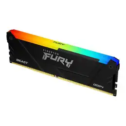 Kingston FURY Beast RGB - DDR4 - kit - 128 Go: 4 x 32 Go - DIMM 288 broches - 2666 MHz - CL16 - ... (KF426C16BB2AK4/128)_9