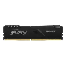 Kingston FURY Beast - DDR4 - kit - 128 Go: 4 x 32 Go - DIMM 288 broches - 3600 MHz - PC4-28800 - C... (KF436C18BBK4/128)_1
