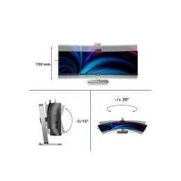 6000 Series - écran LED - incurvé - USB - 49" (48.8" visualisable) - 5120 x 1440 Dual Quad HD @... (49B2U6900CH/00)_5