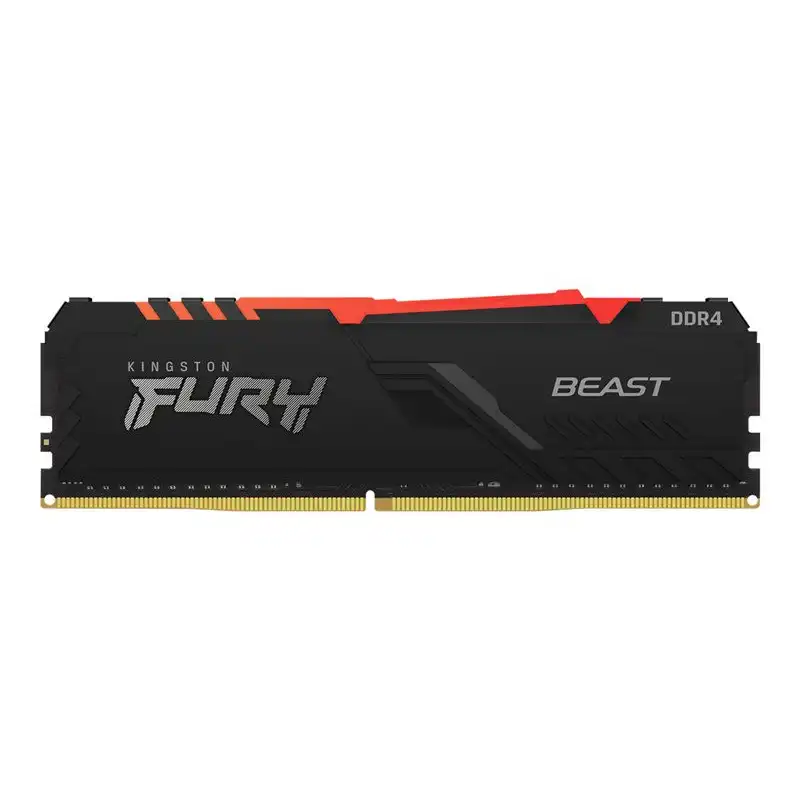 Kingston FURY Beast RGB - DDR4 - module - 16 Go - DIMM 288 broches - 3200 MHz - PC4-25600 - CL16 - 1... (KF432C16BBA/16)_1