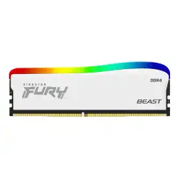 Kingston FURY Beast - Édition spéciale RVB - DDR4 - module - 8 Go - DIMM 288 broches - 3600 MHz - PC4... (KF436C17BWA/8)_1