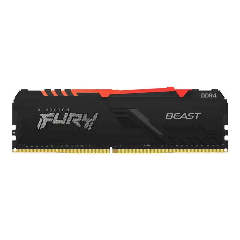 Kingston FURY Beast RGB - DDR4 - kit - 64 Go: 4 x 16 Go - DIMM 288 broches - 2666 MHz - PC4-21300 ... (KF426C16BBAK4/64)_1