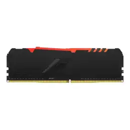 Kingston FURY Beast RGB - DDR4 - kit - 64 Go: 4 x 16 Go - DIMM 288 broches - 2666 MHz - PC4-21300 ... (KF426C16BBAK4/64)_2