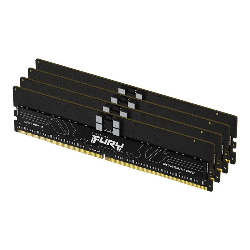 Kingston FURY Renegade Pro - DDR5 - kit - 128 Go: 4 x 32 Go - DIMM 288 broches - 5600 MHz - PC5-44... (KF556R36RBK4-128)_1