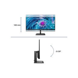 Écran LED - 34" - 3440 x 1440 WQHD @ 100 Hz - VA - 300 cd - m² - 4000:1 - 1 ms - HDMI, DisplayPort... (346E2LAE/00)_4