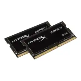 HyperX Impact - DDR4 - kit - 16 Go: 2 x 8 Go - SO DIMM 260 broches - 2400 MHz - PC4-19200 - CL14 -... (HX424S14IB2K2/16)_1
