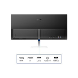 Écran LED - 34" - 3440 x 1440 WQHD @ 100 Hz - VA - 300 cd - m² - 4000:1 - 1 ms - HDMI, DisplayPort... (346E2LAE/00)_8
