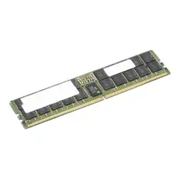 Lenovo - DDR5 - module - 64 Go - DIMM 288 broches - 4800 MHz - mémoire enregistré - ECC - vert - pour Th... (4X71M22550)_1