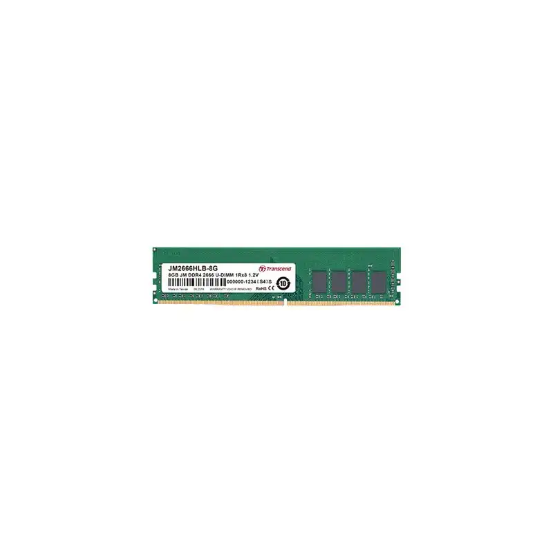 Transcend JetRAM - DDR4 - module - 8 Go - DIMM 288 broches - 2666 MHz - PC4-21300 - CL19 - 1.2 V - mém... (JM2666HLG-8G)_1