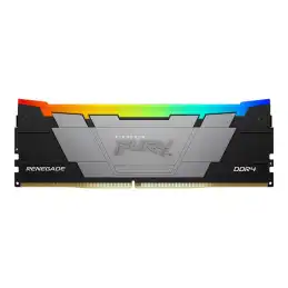 Kingston FURY Renegade RGB - DDR4 - kit - 64 Go: 2 x 32 Go - DIMM 288 broches - 3200 MHz - PC4-25... (KF432C16RB2AK2/64)_1