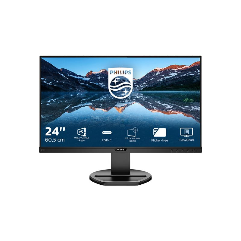 Écran LED - 24" - 1920 x 1080 Full HD (1080p) @ 75 Hz - IPS - 250 cd - m² - 1000:1 - 4 ms - HDMI, VGA... (243B9/00)_1