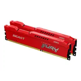 Kingston FURY Beast - DDR3 - kit - 16 Go: 2 x 8 Go - DIMM 240 broches - 1600 MHz - PC3-12800 - CL10... (KF316C10BRK2/16)_1