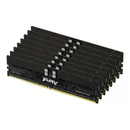 Kingston FURY Renegade Pro - DDR5 - kit - 256 Go: 8 x 32 Go - DIMM 288 broches - 4800 MHz - PC5-38... (KF548R36RBK8-256)_1