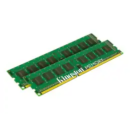 Kingston ValueRAM - DDR3 - kit - 8 Go: 2 x 4 Go - DIMM 240 broches - 1600 MHz - PC3-12800 - CL11 - 1... (KVR16N11S8K2/8)_2