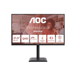 E4 Series - écran LED - 32" (31.5" visualisable) - 2560 x 1440 QHD @ 100 Hz - IPS - 1000:1 - 4 ms - 2xH... (Q32E4U)_2