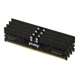 Kingston FURY Renegade Pro - DDR5 - kit - 64 Go: 4 x 16 Go - DIMM 288 broches - 5600 MHz - PC5-4480... (KF556R36RBK4-64)_1