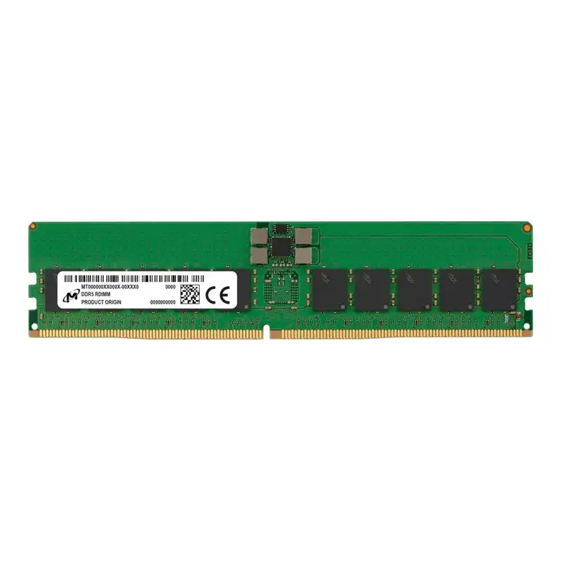 Micron - DDR5 - module - 48 Go - DIMM 288 broches - 5600 MHz - PC5-44800 - CL46 - mémoire enre... (MTC20F104XS1RC56BB1R)_1