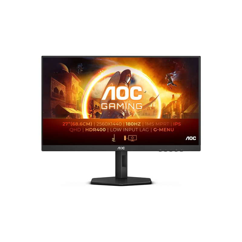 G4 Series - écran LED - jeux - 27" - 2560 x 1440 QHD @ 180 Hz - IPS - 400 cd - m² - DisplayHDR 400 - 1 ... (Q27G4X)_1