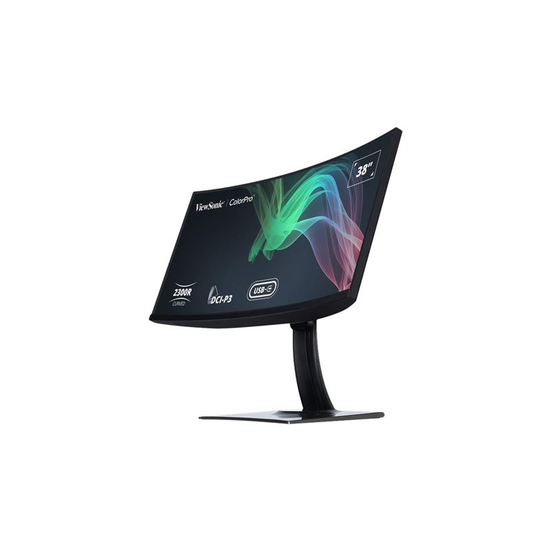 Écran LED avec commutateur KVM - incurvé - 1 ports - 38" (37.5" visualisable) - 3840 x 1600 WQHD+ @ 60... (VP3881A)_1