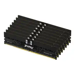 Kingston FURY Renegade Pro - DDR5 - kit - 128 Go: 8 x 16 Go - DIMM 288 broches - 5600 MHz - PC5-44... (KF556R36RBK8-128)_1