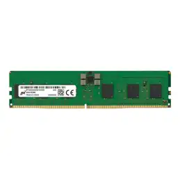 Micron - DDR5 - module - 16 Go - DIMM 288 broches - 5600 MHz - PC5-44800 - CL46 - mémoire enre... (MTC10F1084S1RC56BD1R)_1