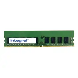 Integral - DDR4 - module - 8 Go - DIMM 288 broches - 2666 MHz - PC4-21300 - CL19 - 1.2 V - mémoire sans... (IN4T8GEELSX)_1
