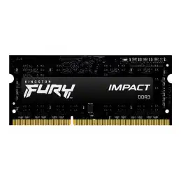 Kingston FURY Impact - DDR3L - kit - 8 Go: 2 x 4 Go - SO DIMM 204 broches - 1866 MHz - PC3L-14900 -... (KF318LS11IBK2/8)_1