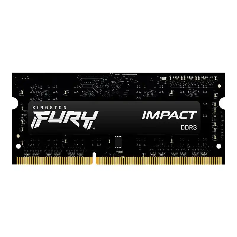 Kingston FURY Impact - DDR3L - kit - 8 Go: 2 x 4 Go - SO DIMM 204 broches - 1866 MHz - PC3L-14900 -... (KF318LS11IBK2/8)_1